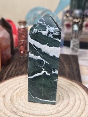 Green Unicorn Jasper Tower E (3.2) Inner Child  Work